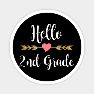 Hello 2nd Grade Back To School Magnet